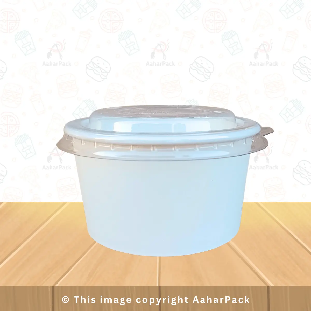 250 ML White Paper Bowls with Flat Plastic Lids – Pack of 1000 | Leak-Proof Disposable Bowls for Delivery, Snacks, Gravies & Sweets