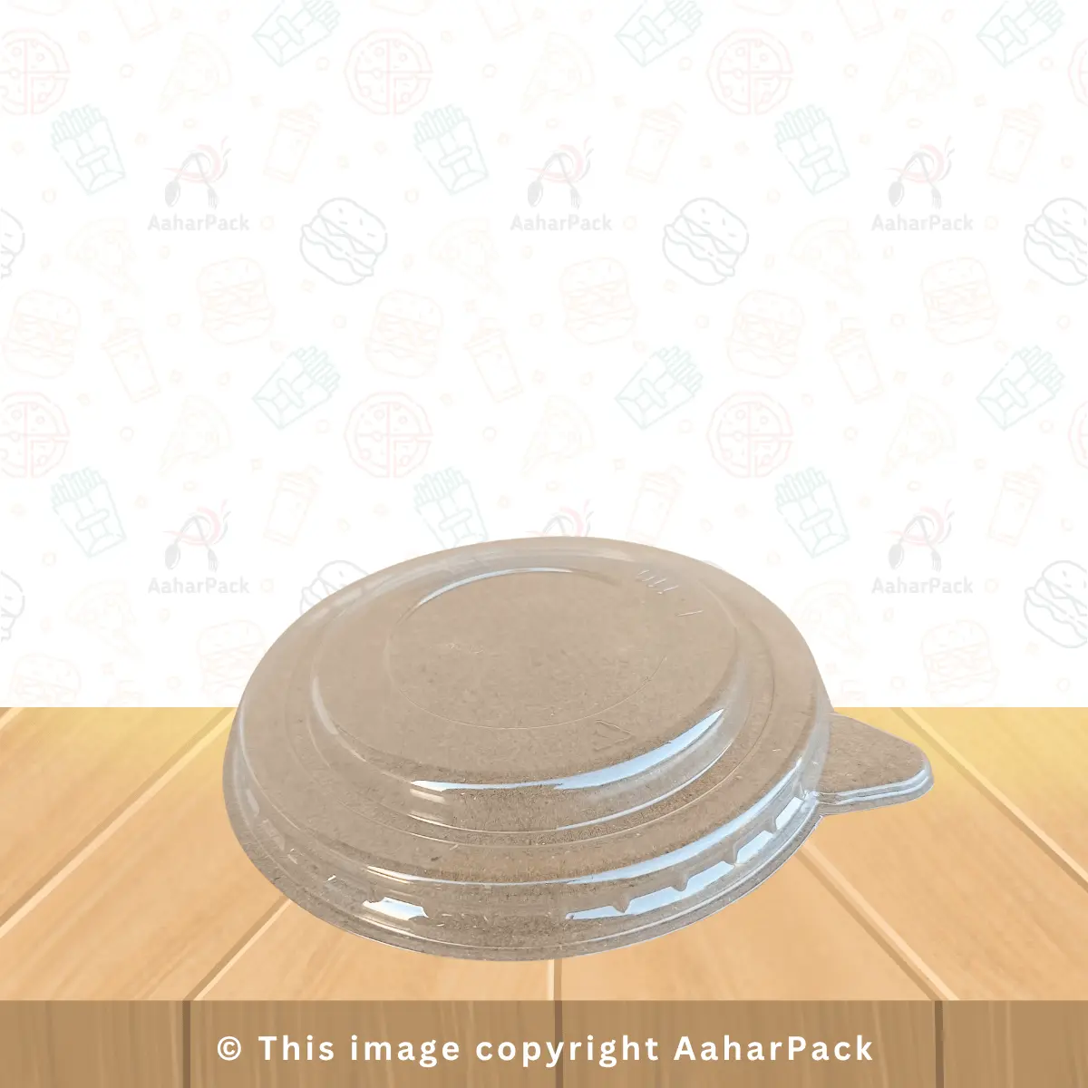 250 ML Kraft Paper Bowls with Plastic Flat Lids – Pack of 1000 | Eco-Friendly, Leak-Proof Containers for Snacks, Salads & Takeaway