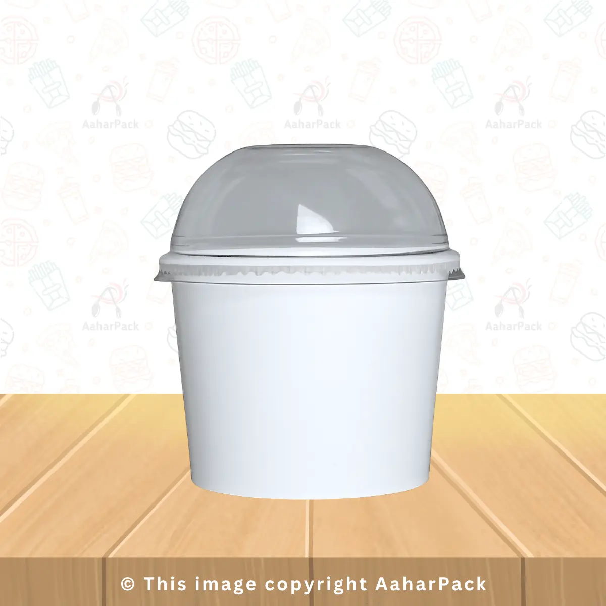 500 ML White Paper Bowls with Dome Lids – Pack of 1000 | Leak-Resistant, Disposable Food Bowls for Takeaway, Delivery & Catering