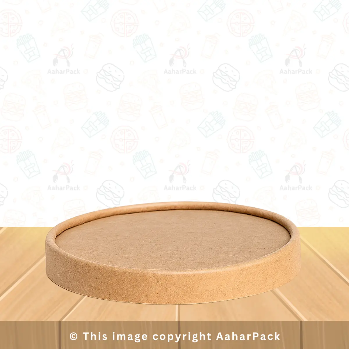 250 ML Kraft Paper Bowls with Paper Lids – Pack of 1000 |  Eco-Friendly Packaging for Dry Snacks, Sweets, and Takeaway