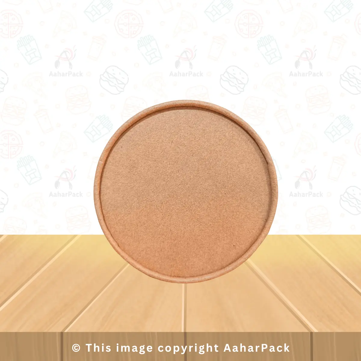 250 ML Kraft Paper Bowls with Paper Lids – Pack of 1000 |  Eco-Friendly Packaging for Dry Snacks, Sweets, and Takeaway