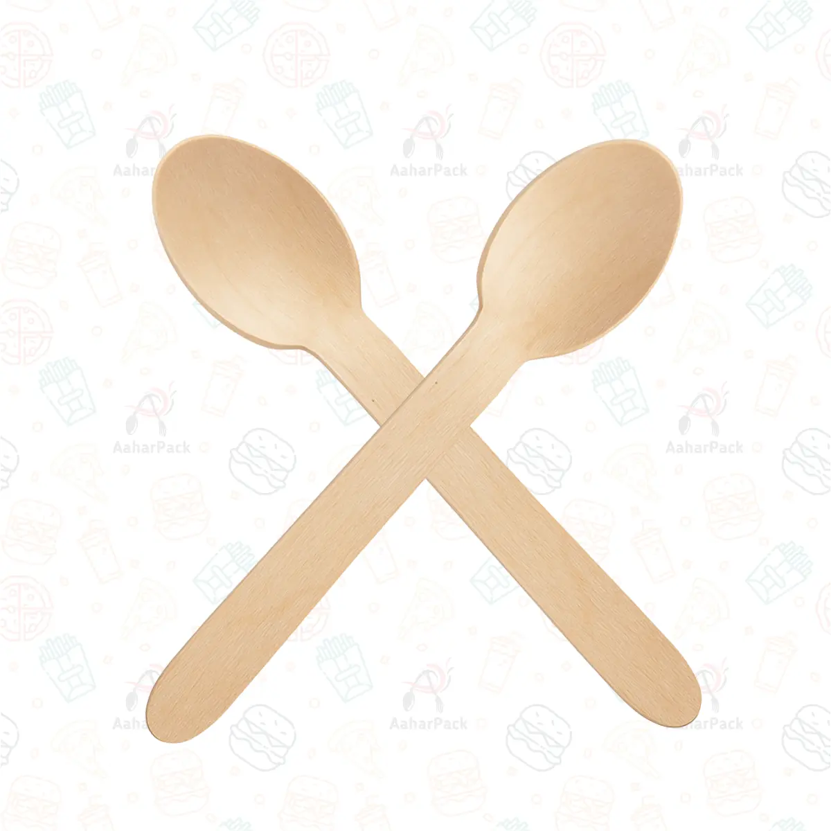 110 MM Disposable Wooden Spoons – Pack of 1000 | Eco-Friendly & Compostable Cutlery for Desserts, Takeaway & Catering Use