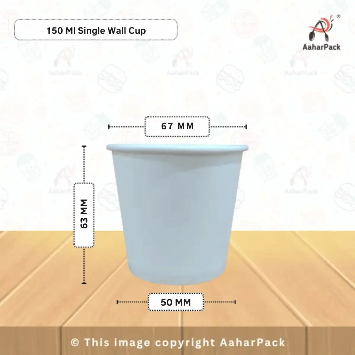 150 ML (5oz) Single Wall White Paper Cups – Pack of 2000 – Eco-Friendly Disposable Cups for Hot & Cold Drinks