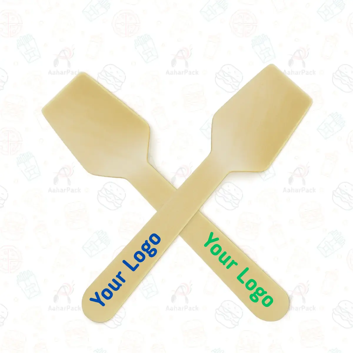 95 MM Wooden Spoon with Logo Customization