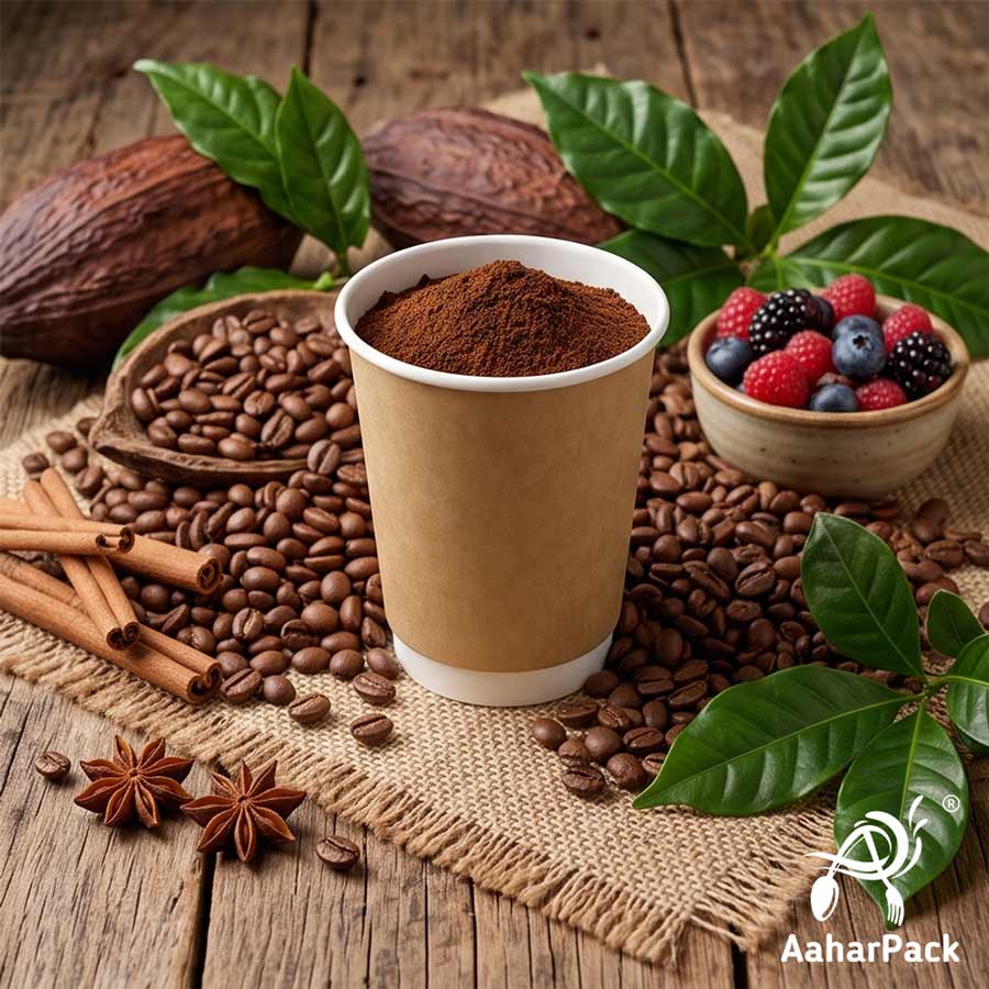 300 ML (10 oz) Kraft Double Wall Paper Cups with Lockable White Sipper Lids (Pack of 200) - Spill-Proof Insulated Takeaway Cups