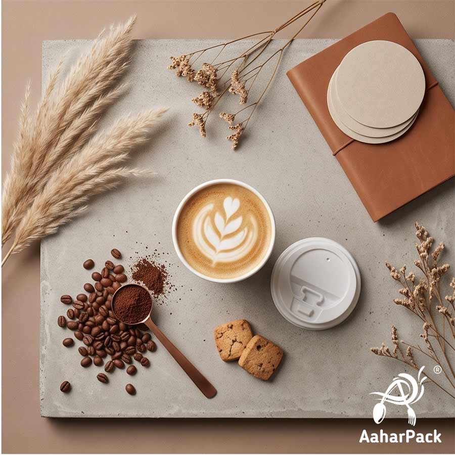 300 ML (10 oz) White Double Wall Paper Cups with Lockable White Sipper Lids (Pack of 200) - Spill-Proof Insulated Takeaway Cups