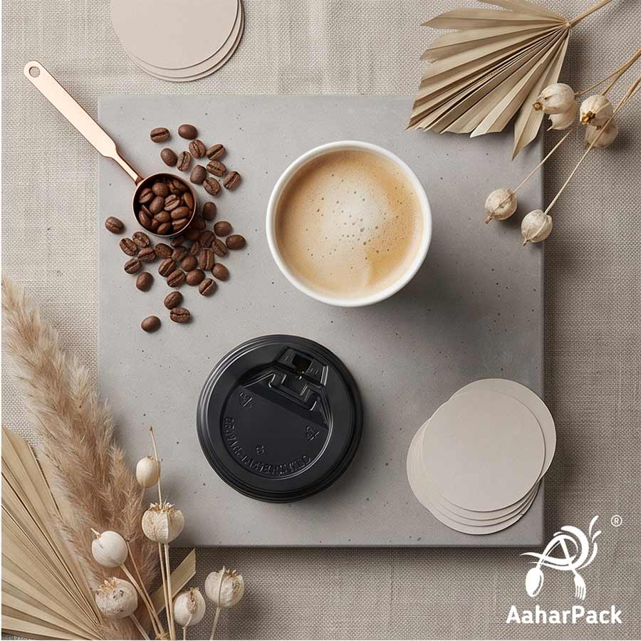 300 ML Long White Double Wall Paper Cups with Lockable Black Sipper Lids (Pack of 150) - Tall Spill-Proof Insulated Takeaway Cups
