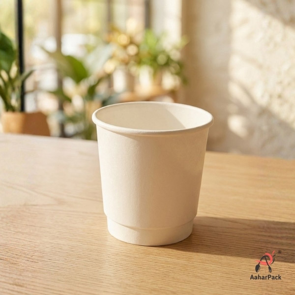 120 ML (4oz) Double Wall White Paper Cups – Pack of 1000 | Premium Disposable Cups