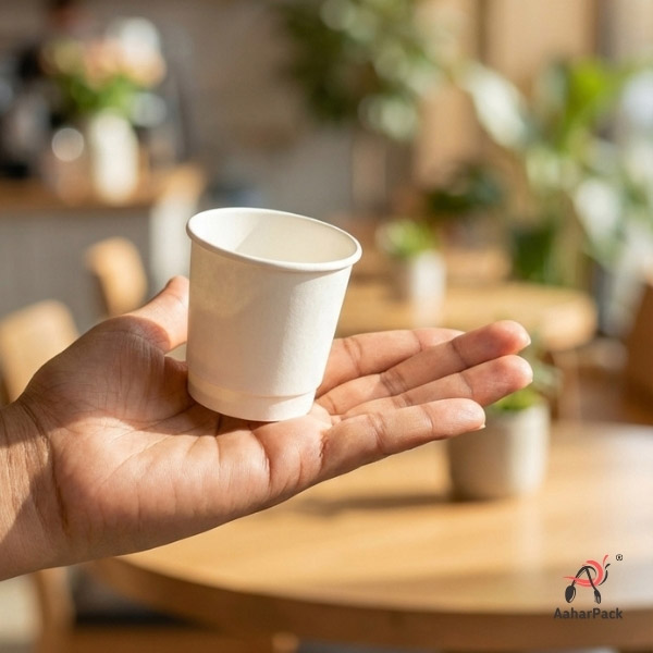 120 ML (4oz) Double Wall White Paper Cups – Pack of 1000 | Premium Disposable Cups