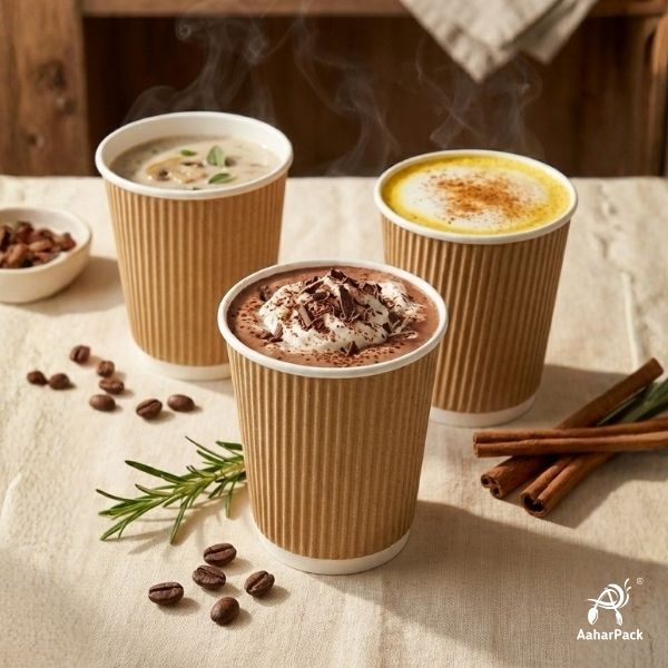 Kraft Ripple Wall Paper Cup