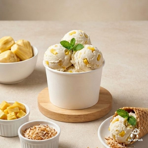 White Paper Ice Cream Cups
